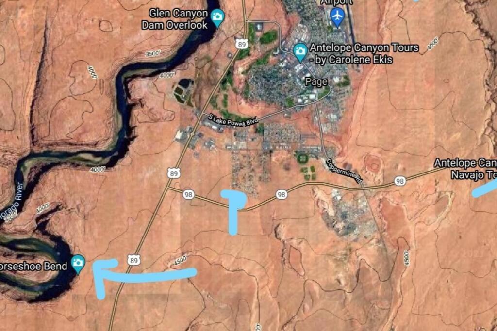 עמוד Local View Pet Friendly Boat Parking Close To Antelope Canyon Horseshoebend מראה חיצוני תמונה